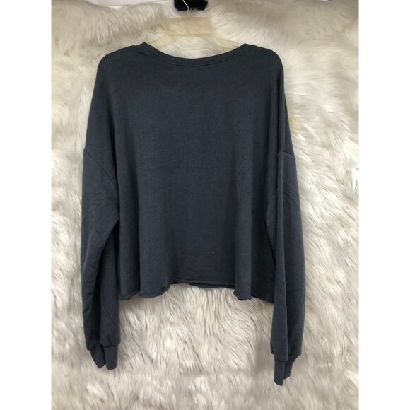 NWT Spooky Smiley World Cropped, Fleece lined Sweatshirt, Melting Smiley SZ XXL - Picture 6 of 8